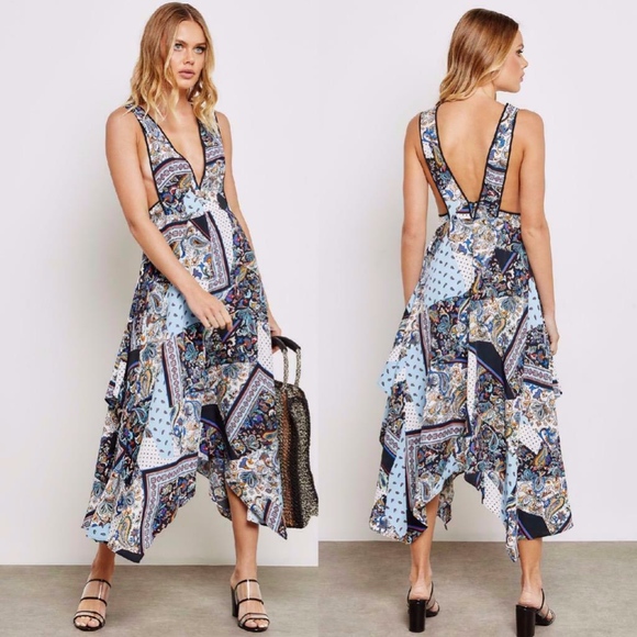 topshop scarf print dress
